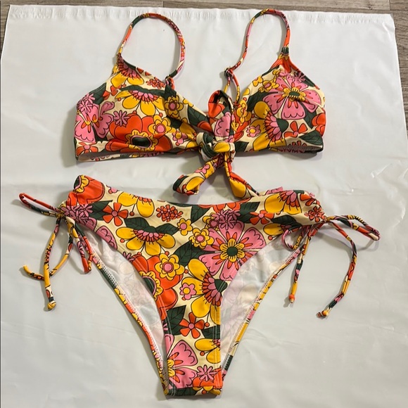 Amazon Other - Amazon Two Piece Bikini Boho Hippie Sz M